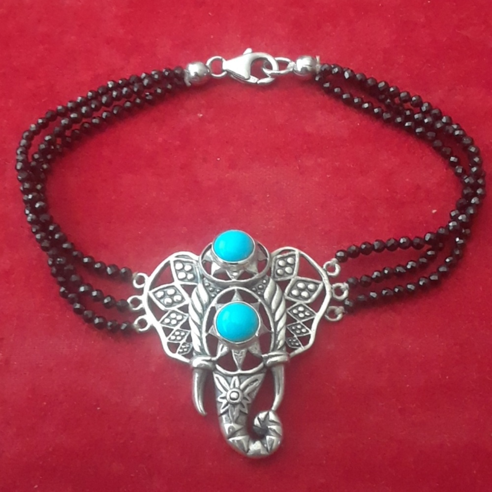sleeping beauty turquoise bracelet in silver